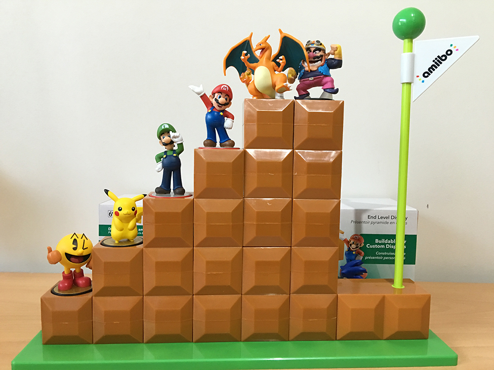 super mario amiibo stand