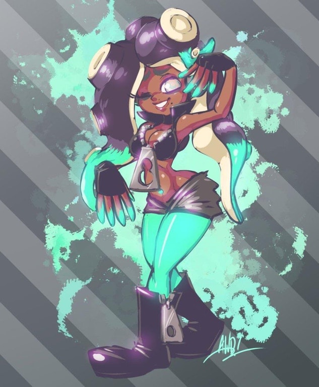 Artwork Of Splatoon 2’s Marina And Pearl Is Flooding The