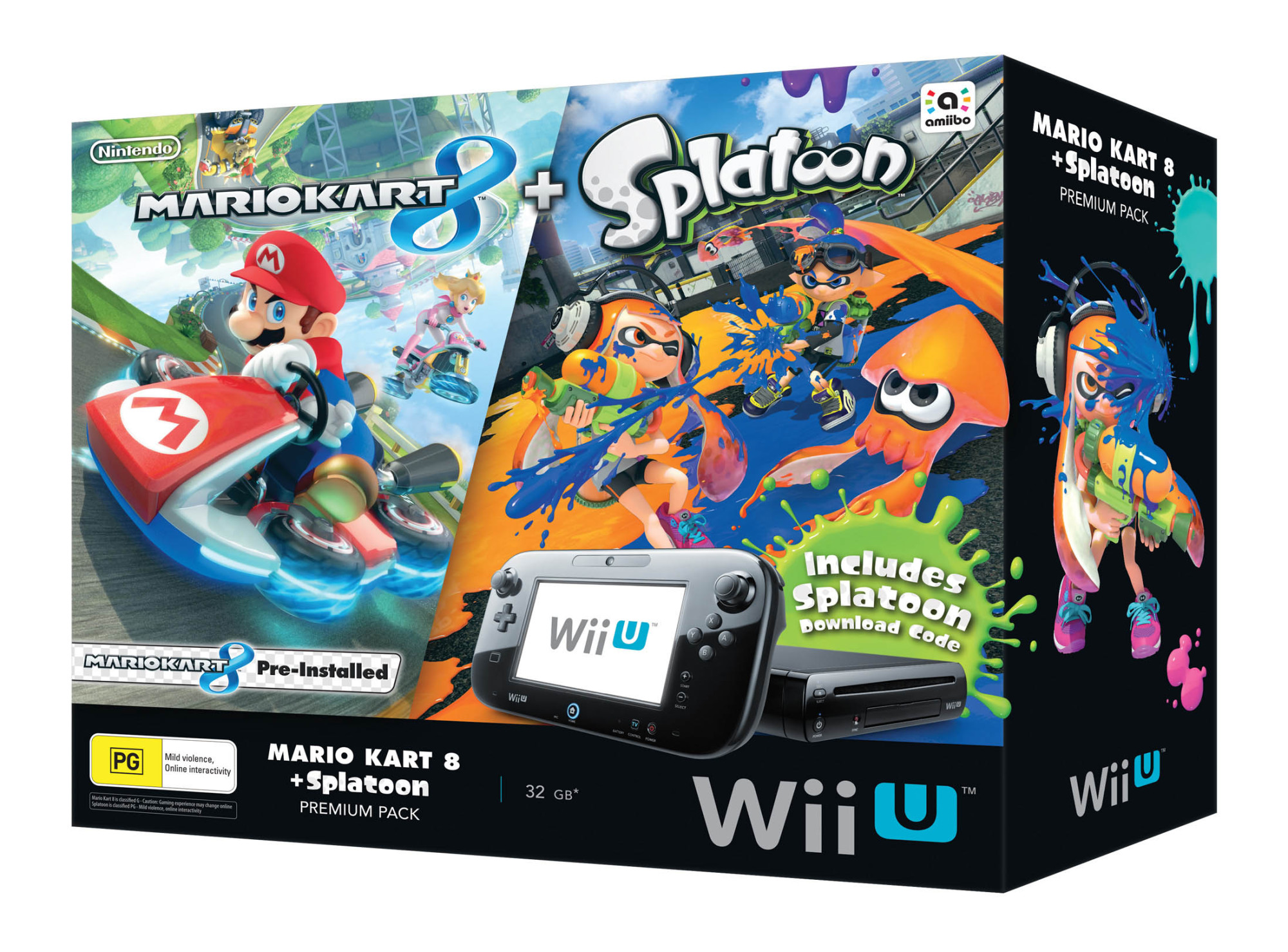 Mario Kart 8 Splatoon Wii U Premium Pack Vooks 8791