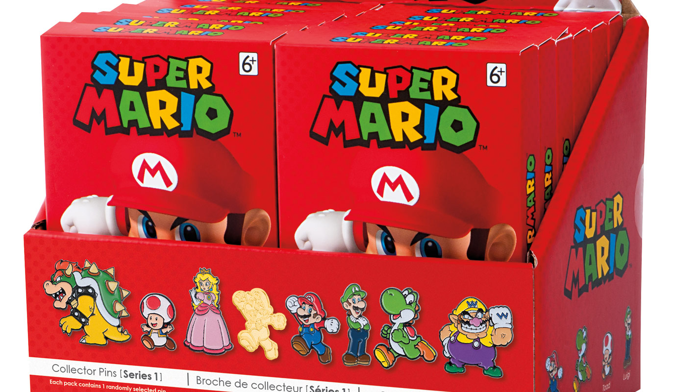 Super Mario Collector Pins Coming To Stores In December Vooks 4535