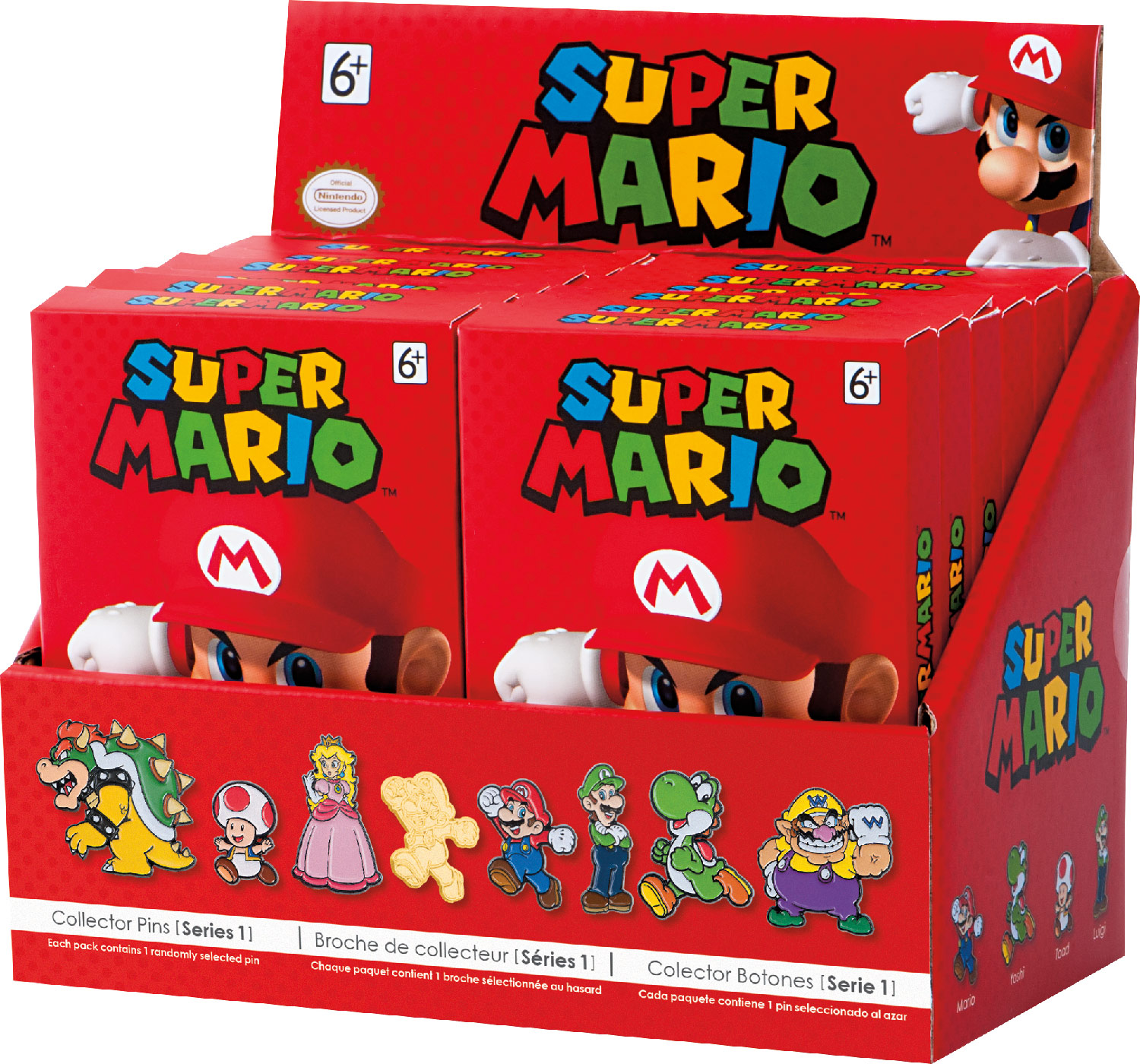 Super Mario Collector Pins Coming To Stores In December Vooks 1284
