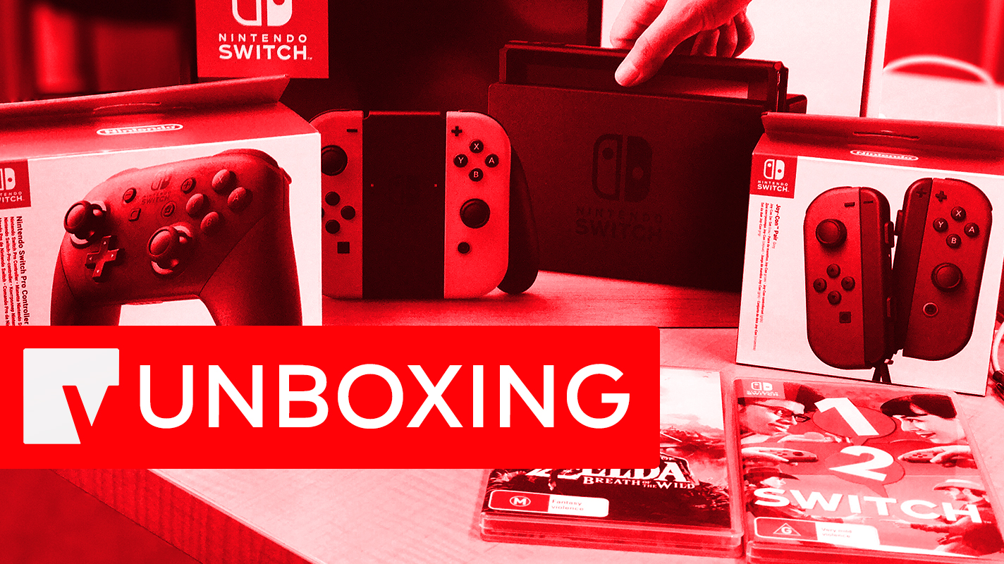 Video: Unboxing our Australian Nintendo Switch - Vooks