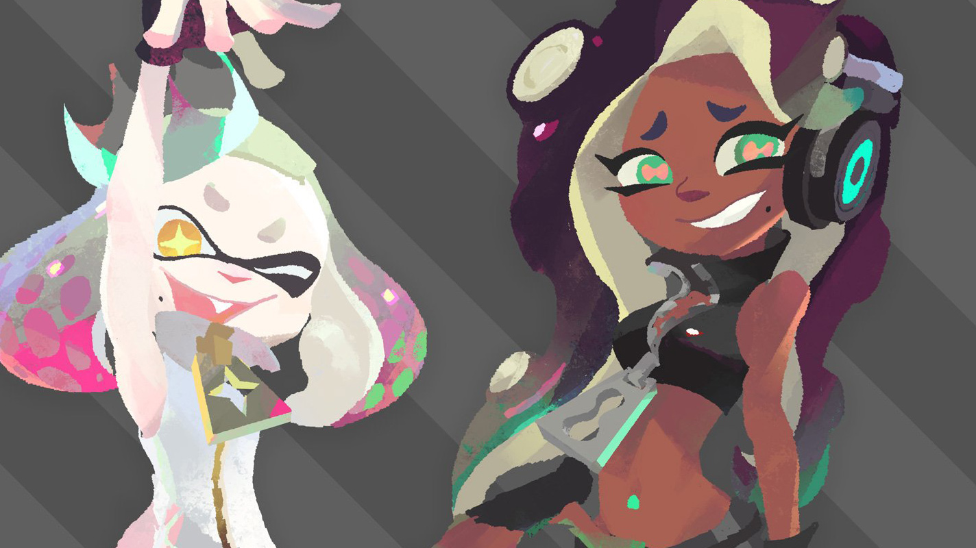 Artwork Of Splatoon 2s Marina And Pearl Is Flooding The Internet Vooks 5766