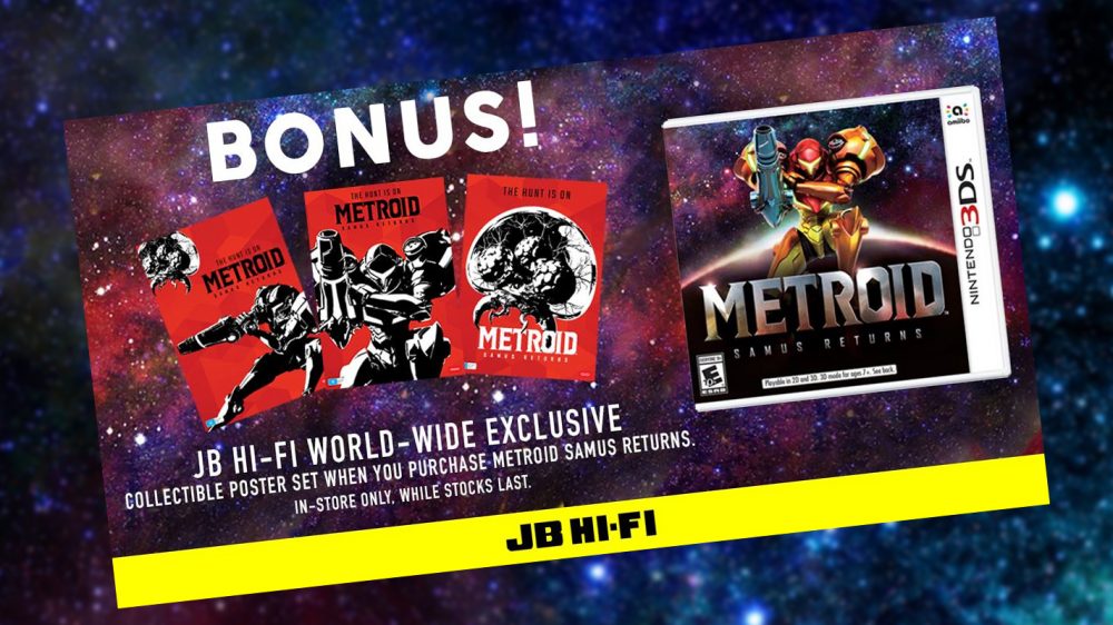 Jb Hi Fi Offering Metroid Samus Returns Posters With Preorder Vooks