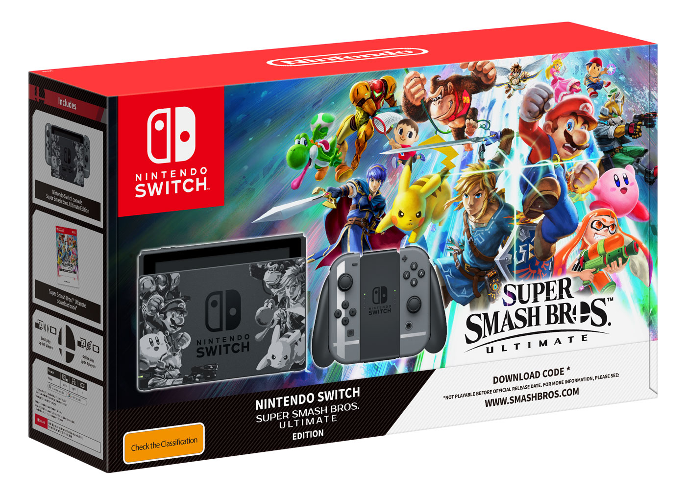 Super Smash Bros Ultimate Edition Switch Console Bundle Coming To Australia Vooks 2657