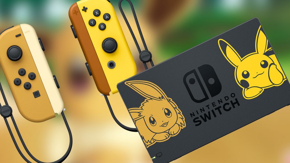 Pikachu And Eevee Switch Dock And Joy Con To Be Sold