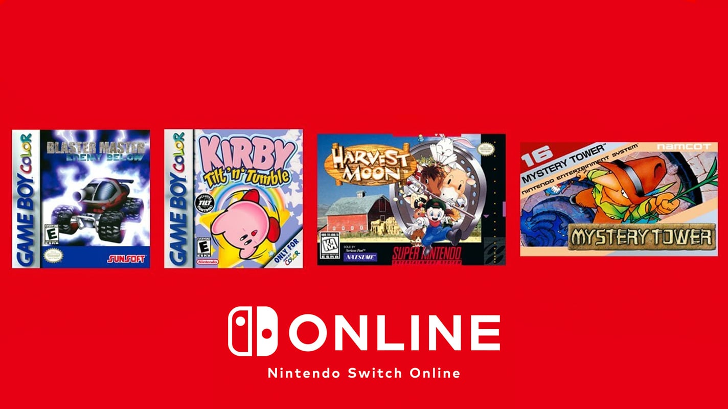 Kirby Tilt 'n' Tumble, Harvest Moon and two more added to Nintendo