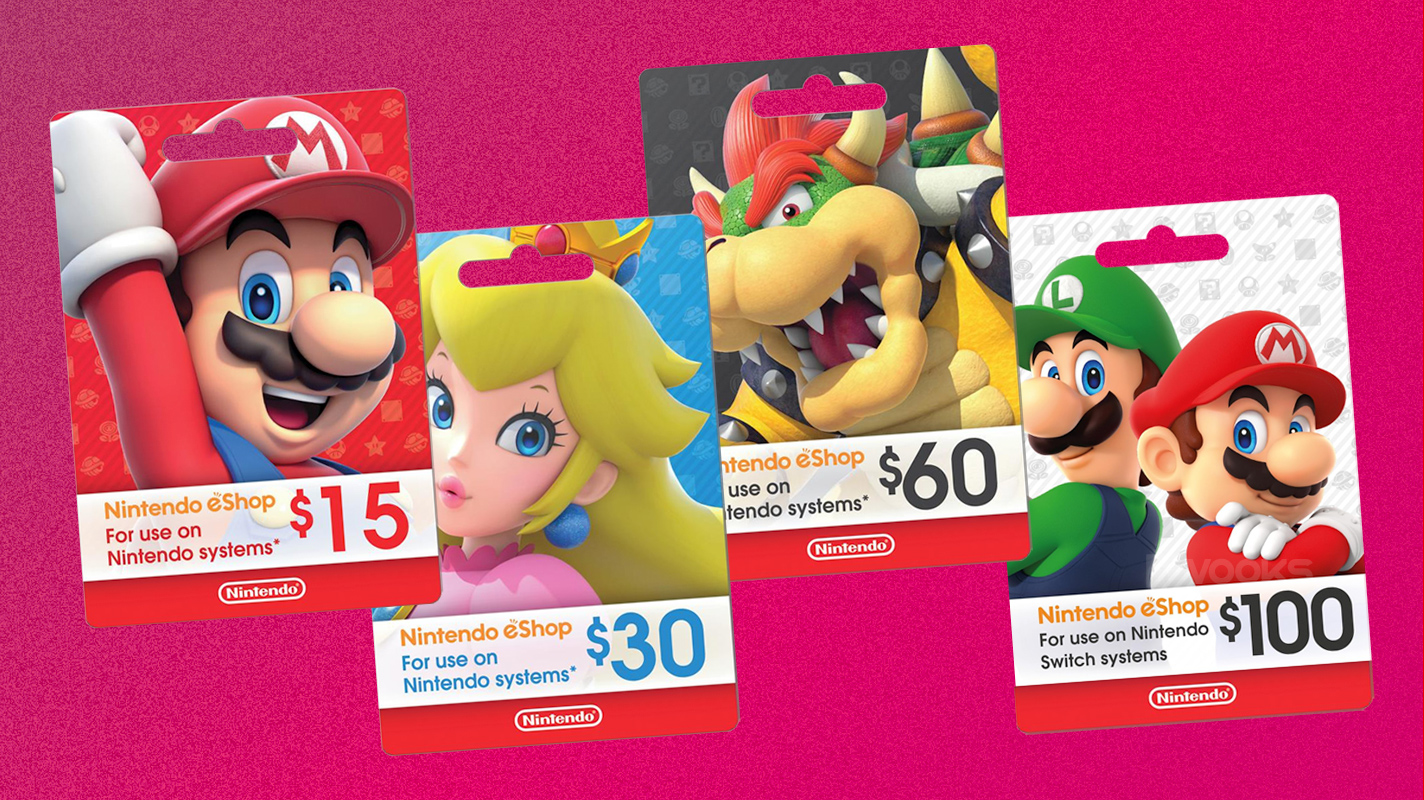 Nintendo 60 dollar gift hot sale card