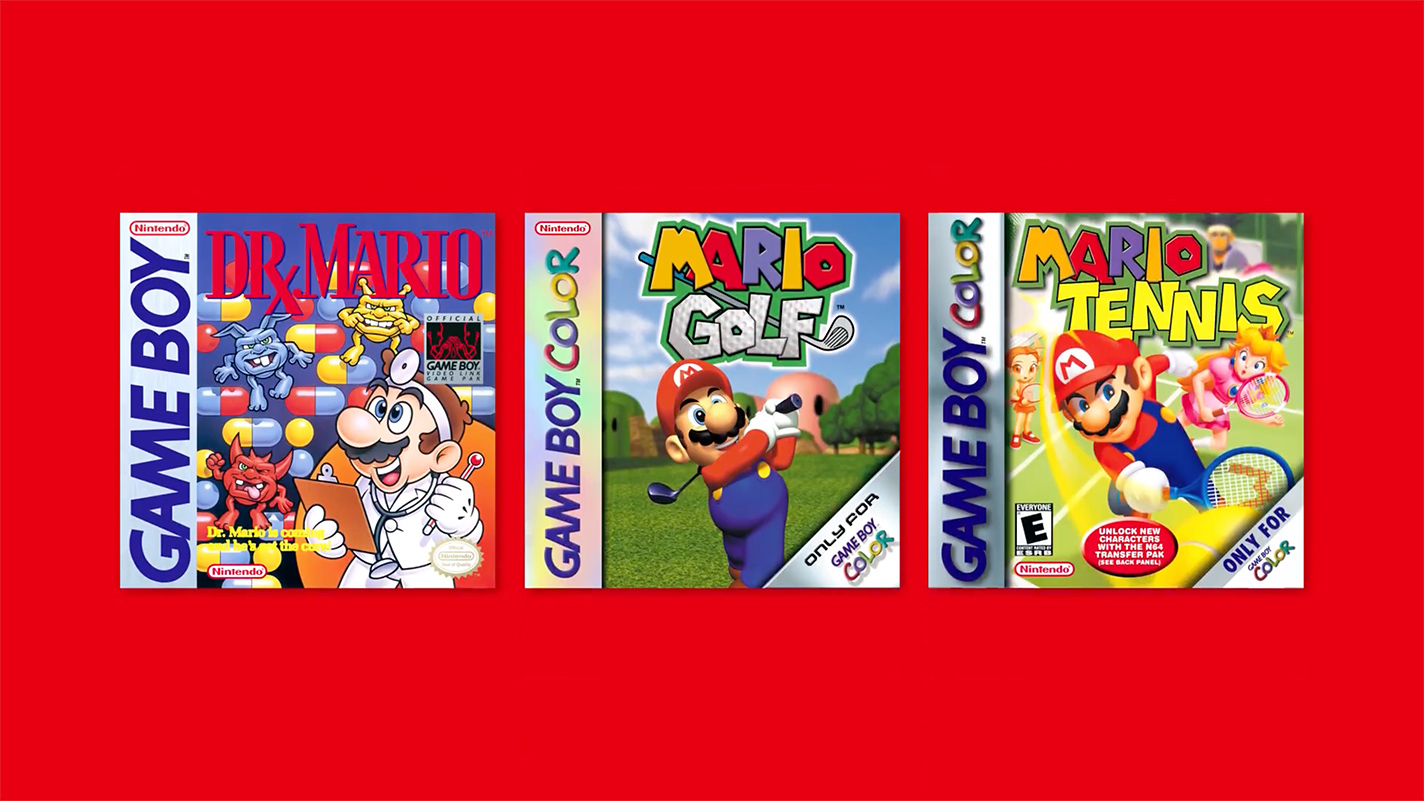 Game Boy classics Dr. Mario, Mario Golf and Tennis hit Switch Online this  week - Vooks